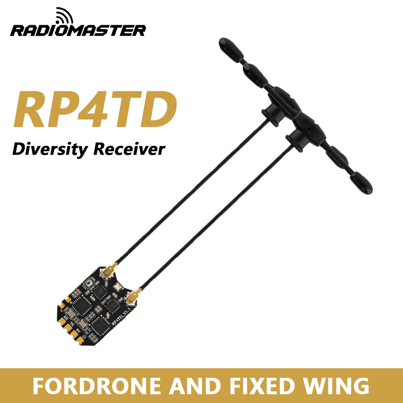 Skyzone Sky04O Pro Fpv Goggles - RadioMaster RP4TD ExpressLRS 2.4GHz Diversity Receiver