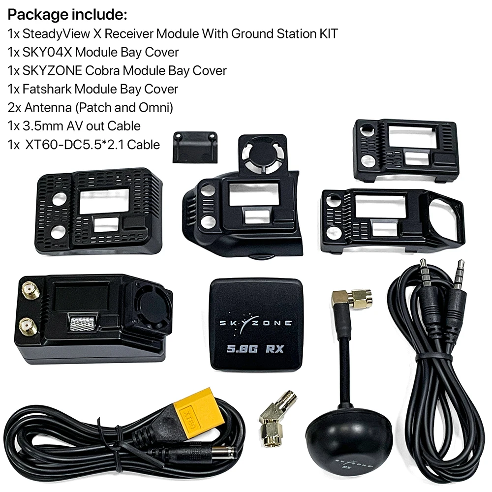SKYZONE Steadyview X 5/5.8G Re - đánh giá và giá Skyzone Steadyview X Receiver Module