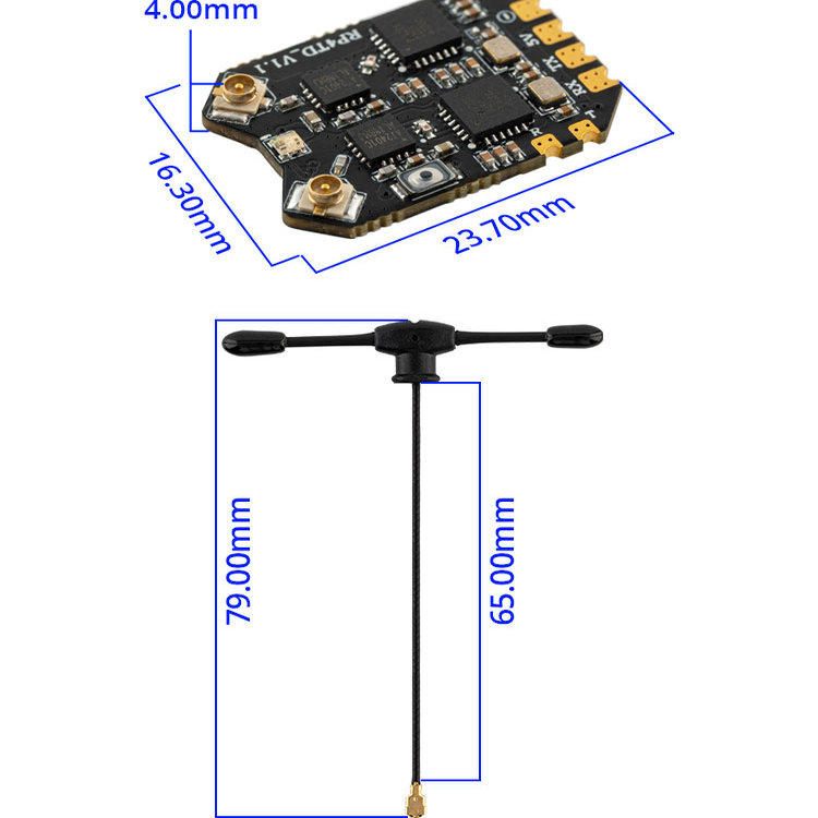 RadioMaster RP4TD ExpressLRS 2 - đánh giá và giá Skyzone Sky04O Pro Fpv Goggles